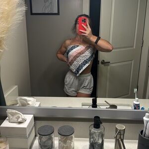 Princess Polly scarf/bandana crop  top